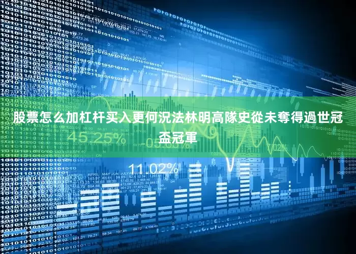 股票怎么加杠杆买入更何況法林明高隊史從未奪得過世冠盃冠軍